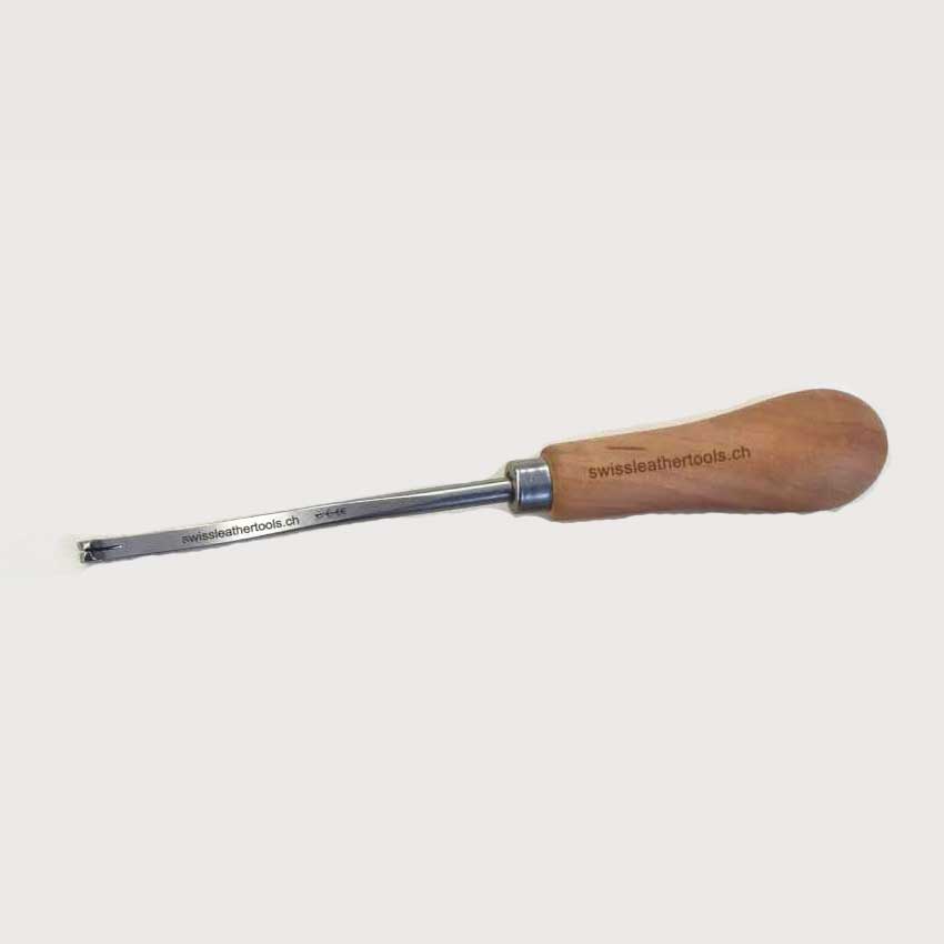 Edge Beveler SLT, english type,  Sz.1, pearwood handle, sharpened and polished 